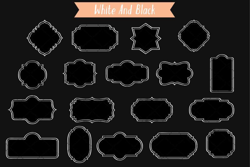 vintage-frames-double-white-decorative-border-retro-labels