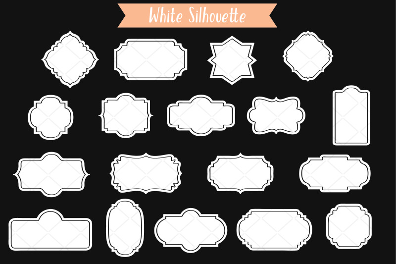 vintage-frames-double-white-decorative-border-retro-labels