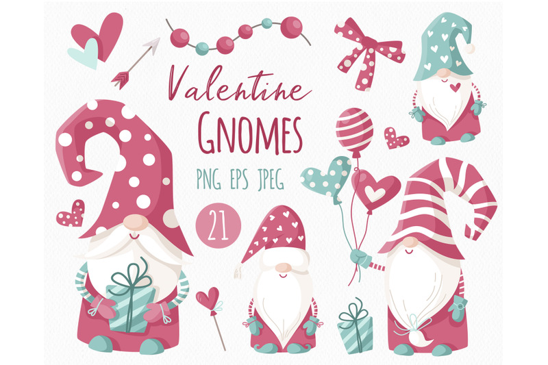 valentine-gnomes-cute-clipart