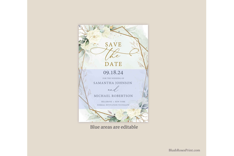 simy-editable-save-the-date-cards-template-white-roses-greenery