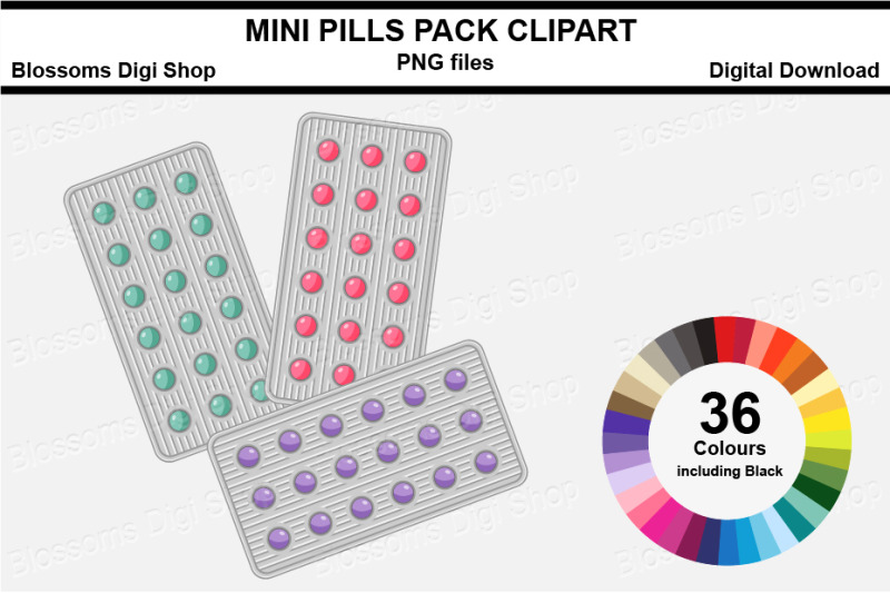 mini-pills-pack-sticker-clipart-36-files-multi-colours