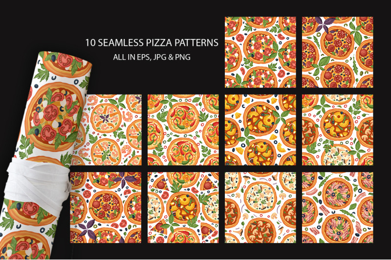 pizza-nbsp-seamless-patter-set