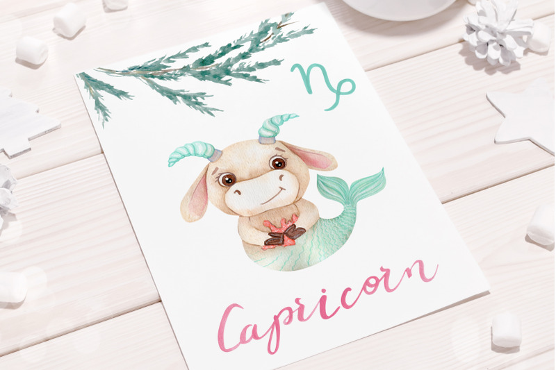 watercolor-capricorn-zodiac-bull-clipart