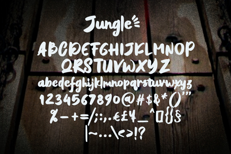 jungle-handwritten