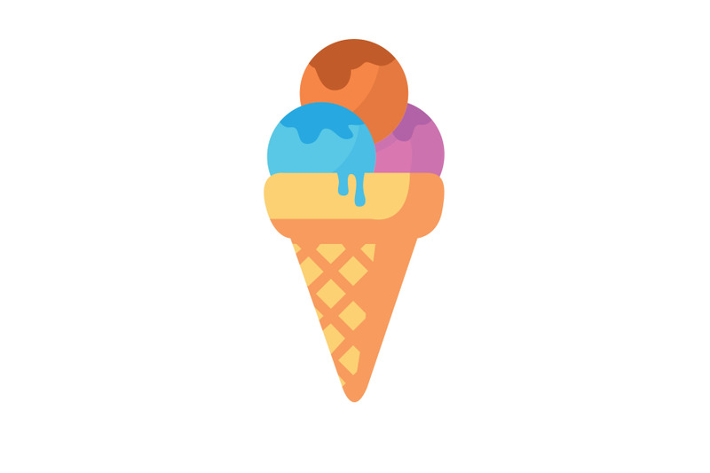 ice-cream-beach-vector-illustration