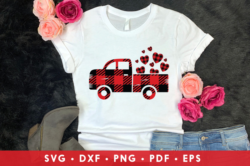 Download Valentine Buffalo Truck SVG, Load Of Love SVG, Hearts SVG ...