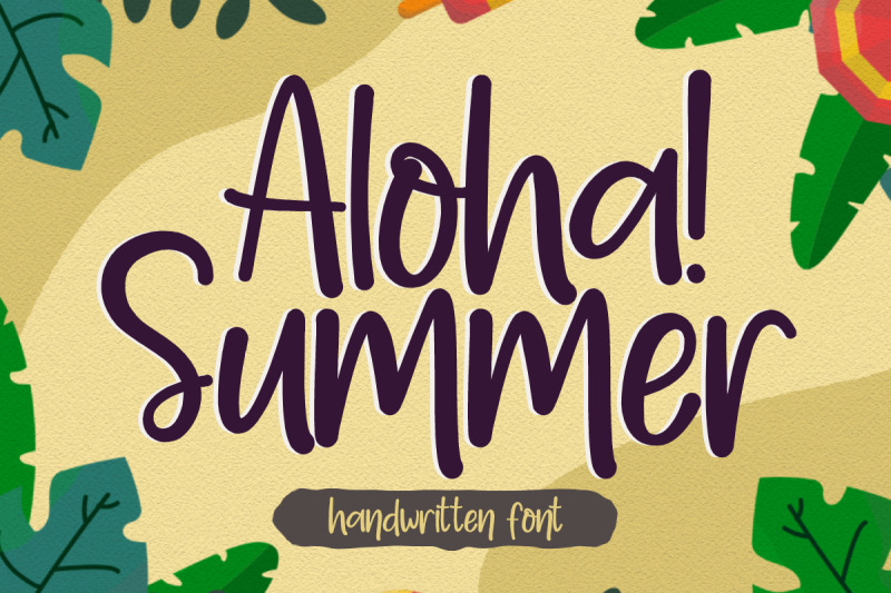 aloha-summer-handwritten-font