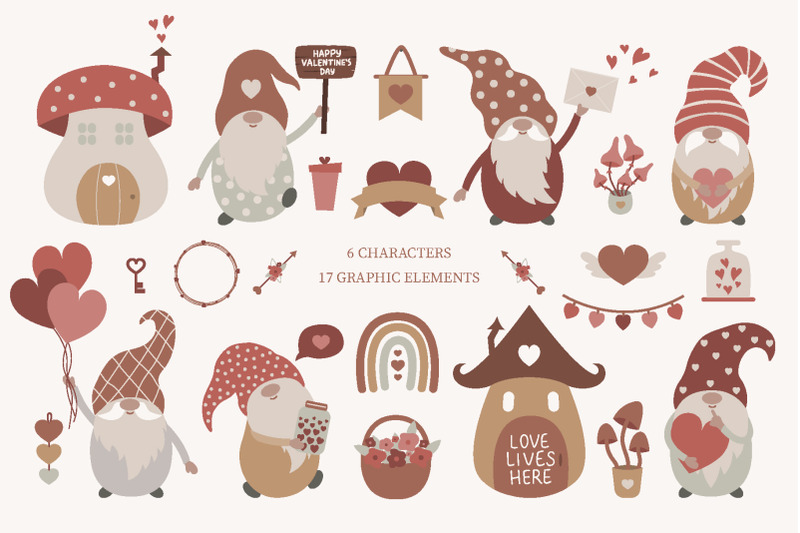 boho-valentines-gnomes-collection