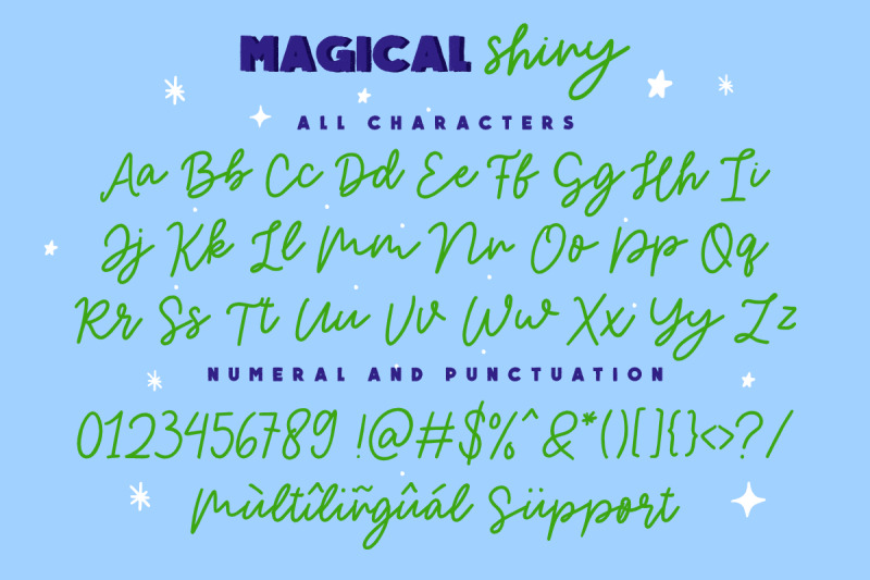 magical-shiny-handwritten-font