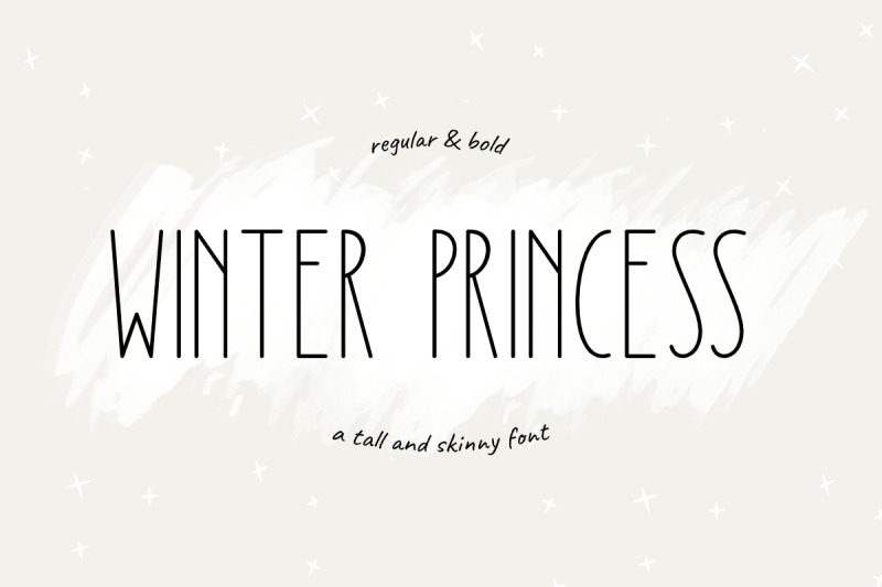 winter-princess-tall-and-skinny-font