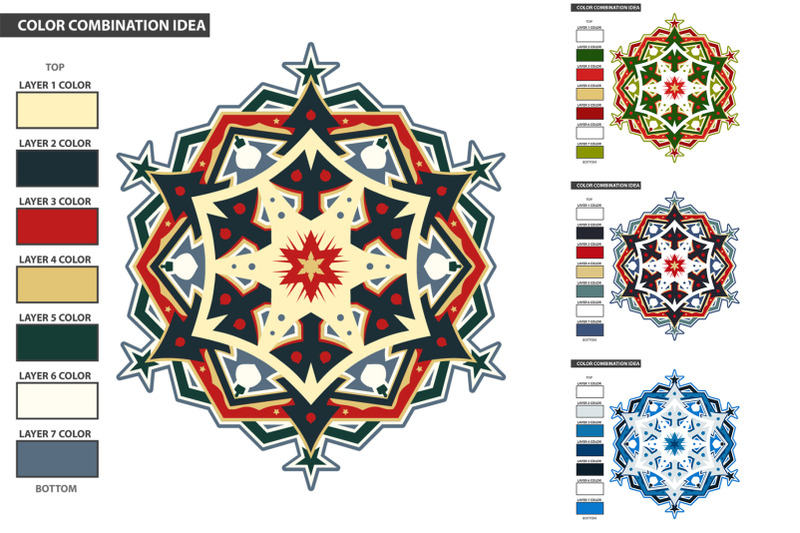 layered-3d-christmas-mandala-svg-cut-file