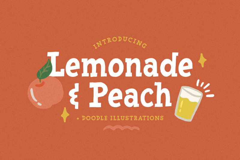 lemonade-and-peach-display-font