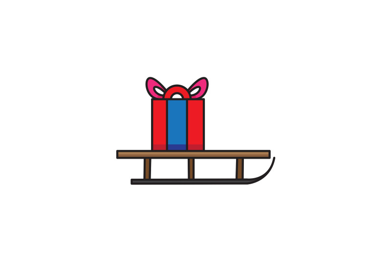 gift-sled-christmas-icon