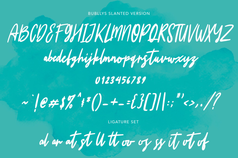 bubllys-handwritten-font