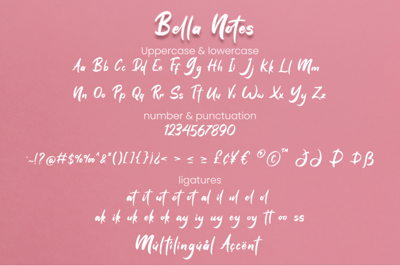 bella-notes-handwritten-font
