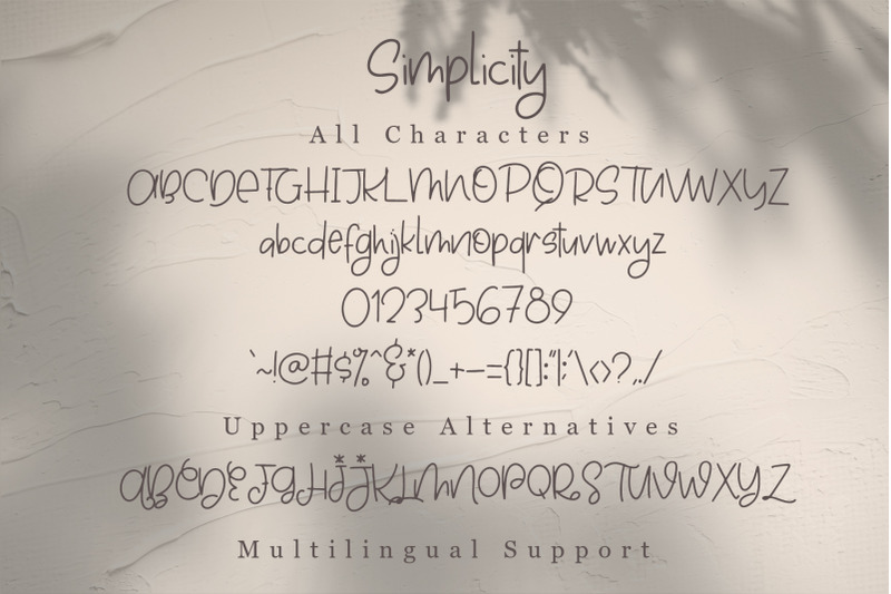 simplicity-handwritten-font