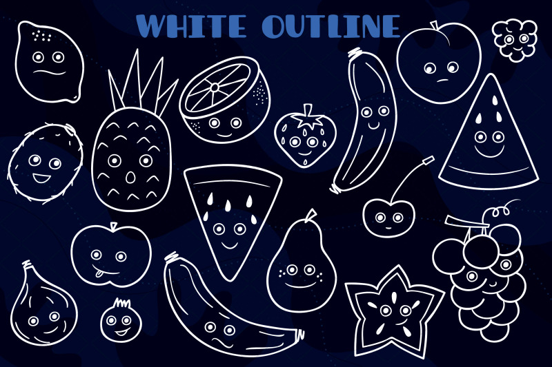 white-fruit-kawaii-hand-drawn-food-characters