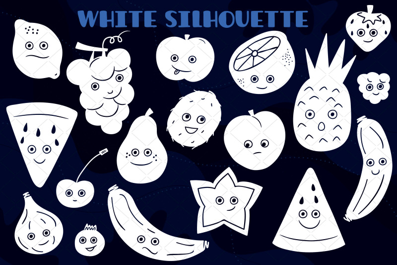 white-fruit-kawaii-hand-drawn-food-characters