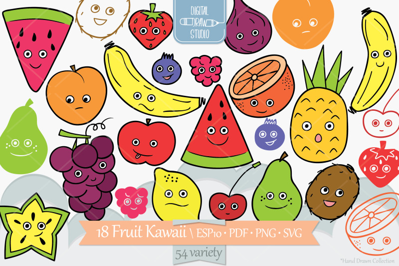 colored-fruit-kawaii-hand-drawn-food-characters