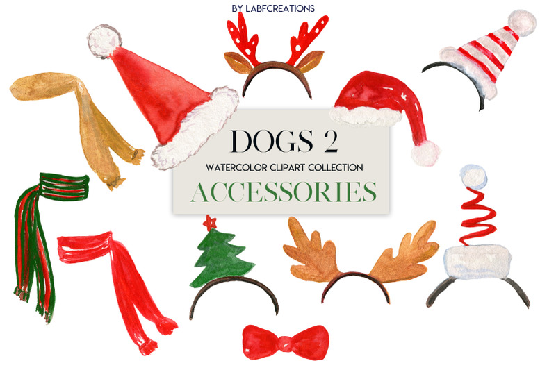 dogs-2-christmas-edition-dogs-breeds-watercolor-clip-art