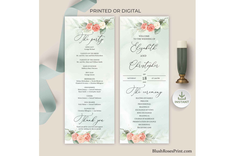 adys-dusty-rose-wedding-program-template-instant-download-digital