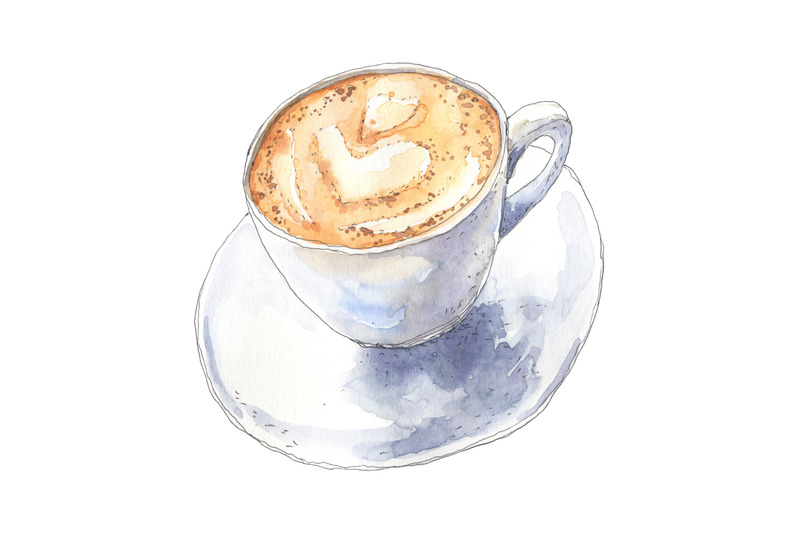 cappuccino-watercolor-illustration