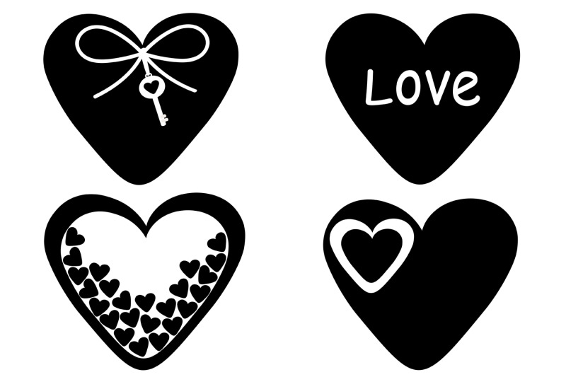 valentine-039-s-day-silhouettes-heart-silhouettes-heart-svg