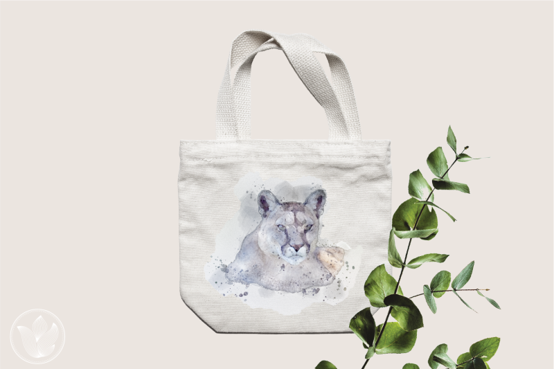 mountain-lion-sublimation-png-file-mountain-lion-watercolor-transfer