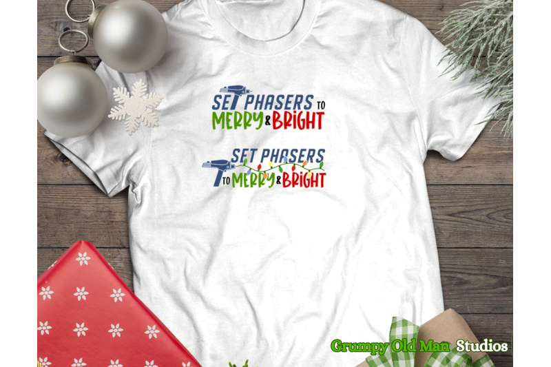 star-trek-spoof-christmas-cut-file-set-phasers-to-merry-and-bright