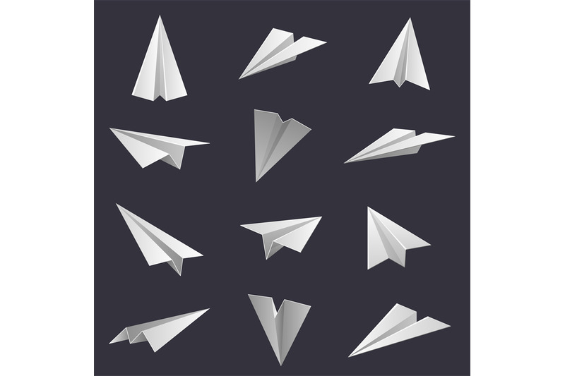 paper-planes-handmade-origami-aircraft-figures-paper-folding-hobby