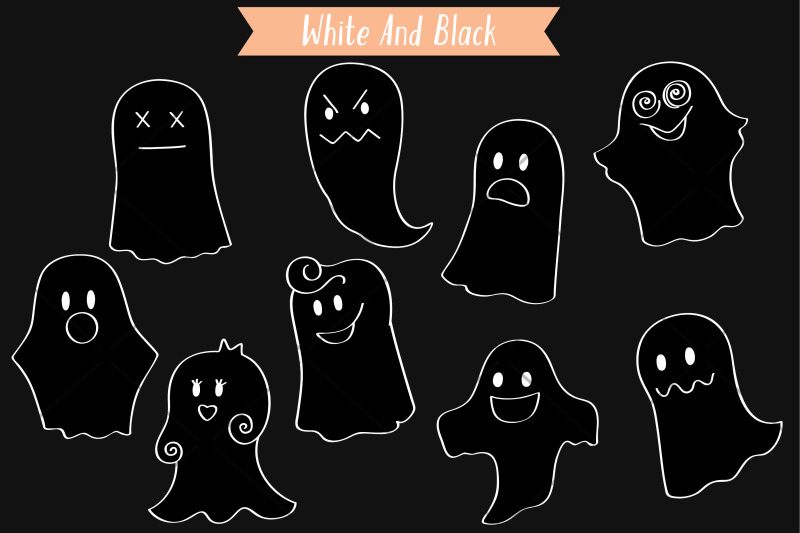 hand-drawn-white-ghost-halloween-doodles-cute-phantom-illustration