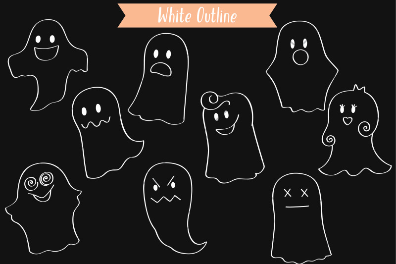 hand-drawn-white-ghost-halloween-doodles-cute-phantom-illustration