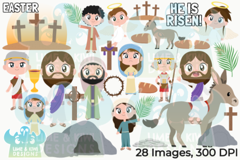 the-easter-story-clipart-lime-and-kiwi-designs