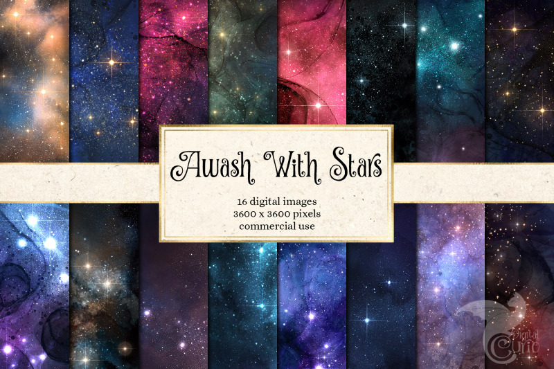 awash-with-stars-digital-paper