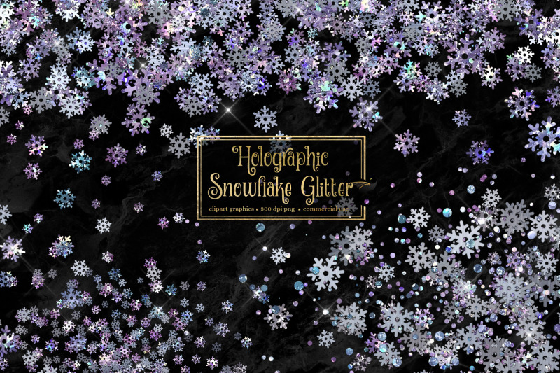 holographic-snowflake-glitter-overlays