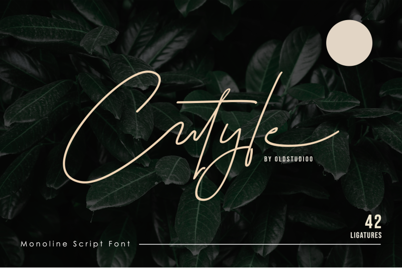 cutyle-monoline-script