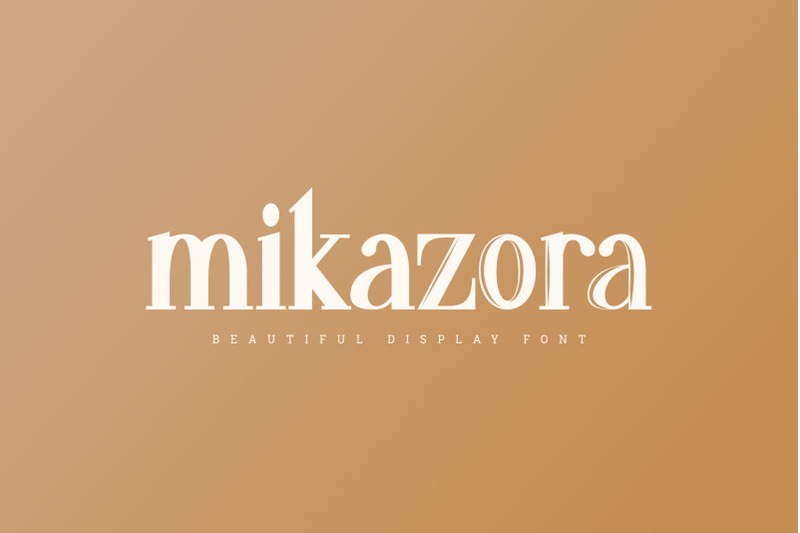mikazora-beautiful-display-font