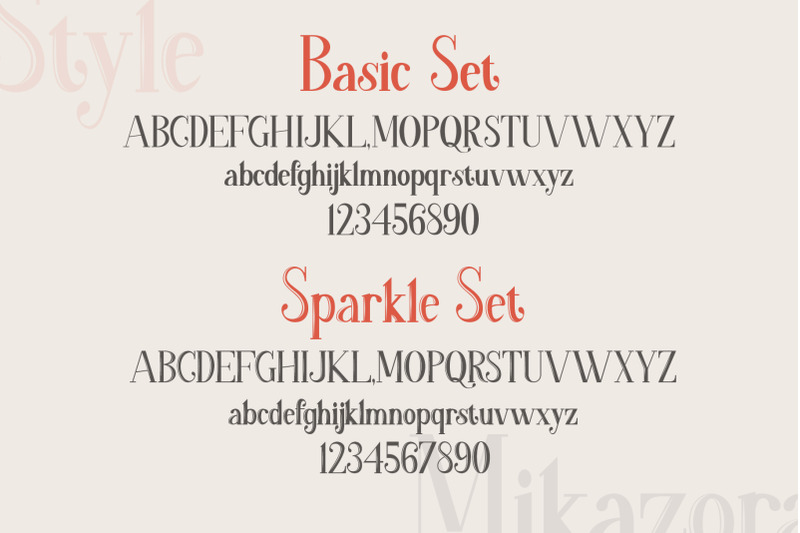 mikazora-beautiful-display-font
