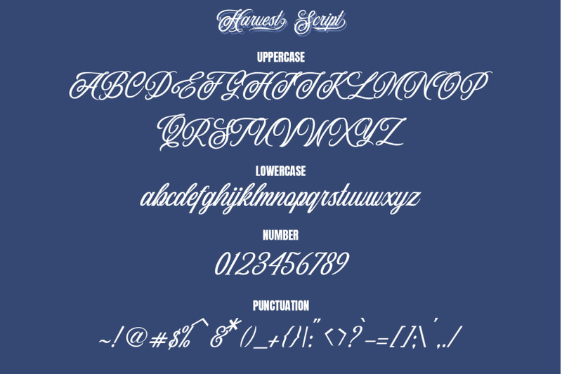 harvest-script-modern-typeface