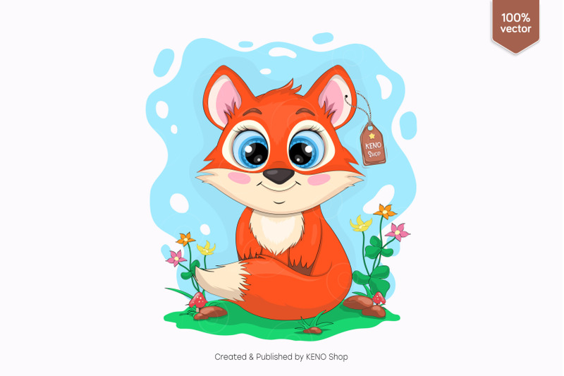 little-cartoon-fox-svg-png