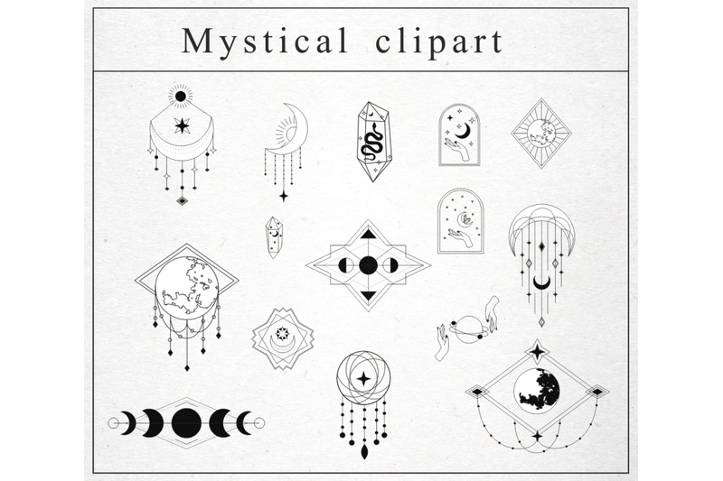 mystical-elements-for-logo-design-boho-modern-logo
