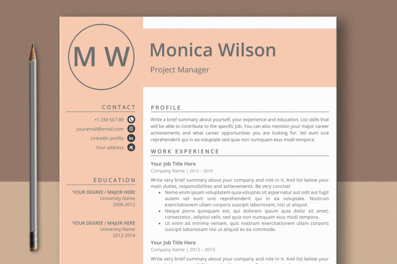 clean-professional-resume-without-photo