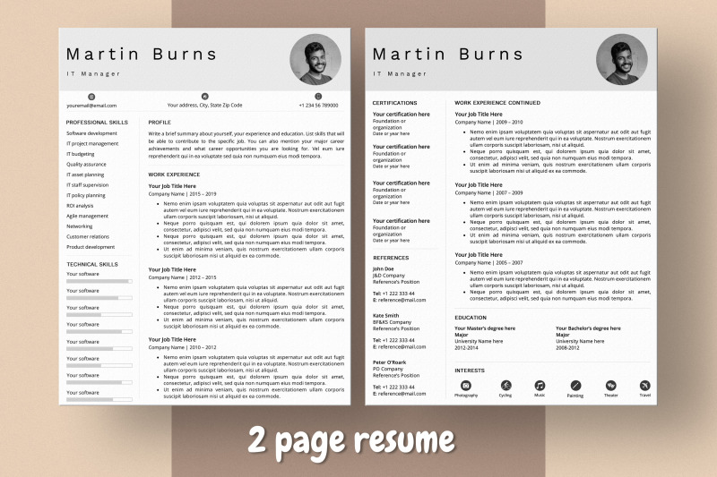 it-manager-resume-template