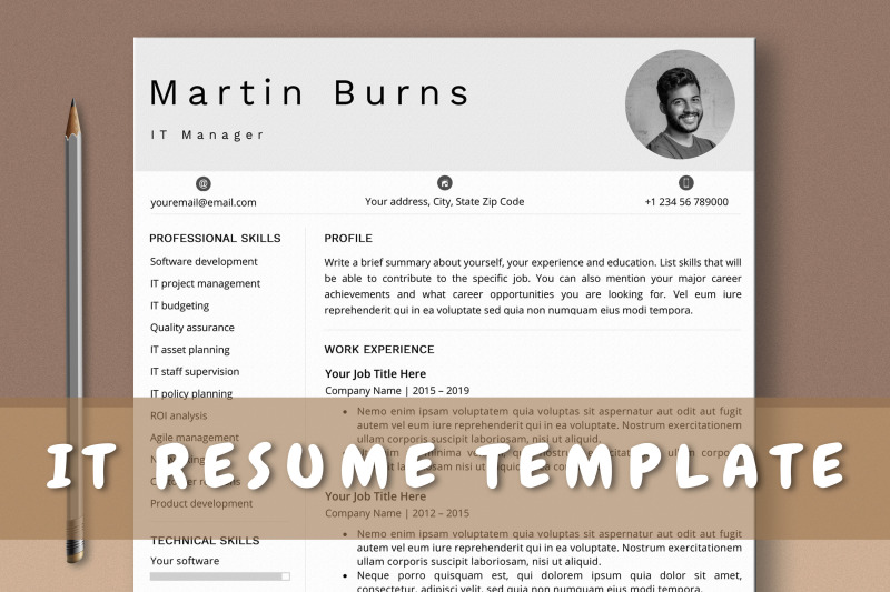 it-manager-resume-template