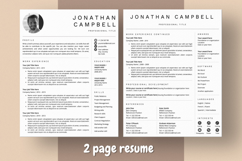 professional-resume-template-word-amp-pages