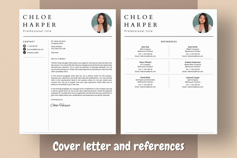 clean-simple-resume-template-with-photo