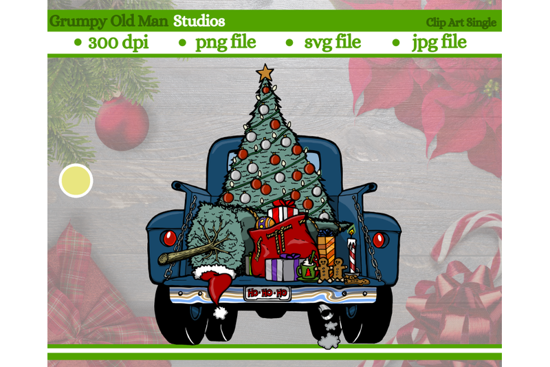 back-of-vintage-christmas-truck-clip-art