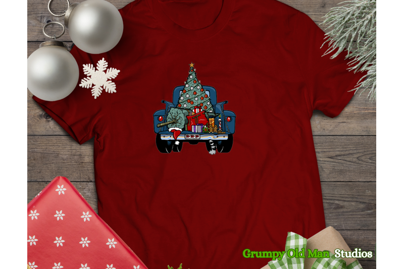 back-of-vintage-christmas-truck-clip-art