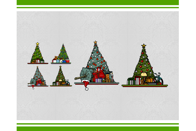 set-of-christmas-tree-clip-art-various-christmas-tree-designs