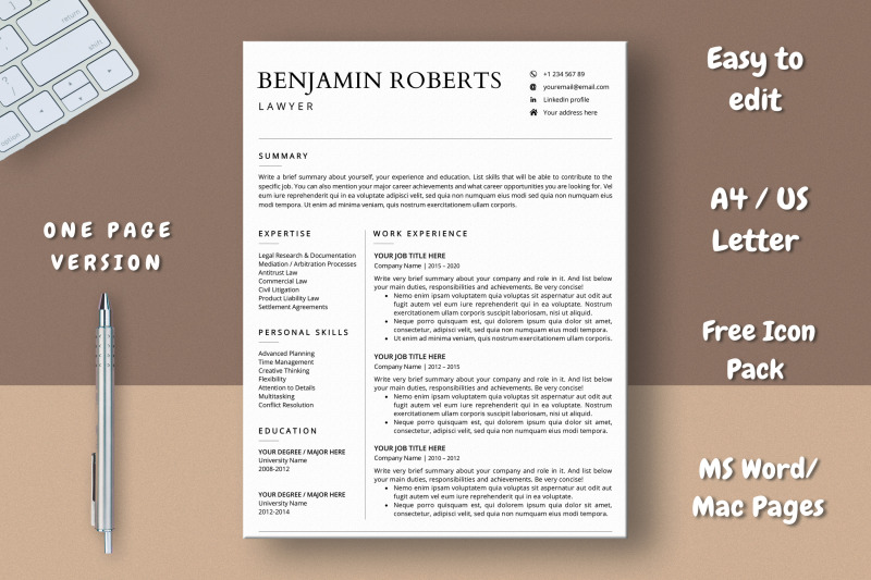 legal-resume-template-word-amp-pages